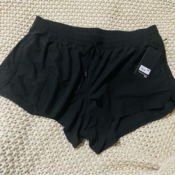 NWT 90 Degree By Reflex Activewear  Shorts with built in underwear. Sz 1X - Picture 2 of 6